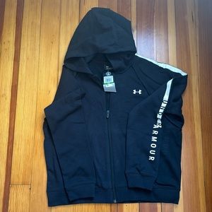 Under armor crop sweatshirt jacket NWT ZIP